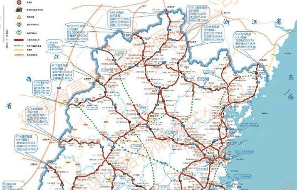 中国最新高速公路地图