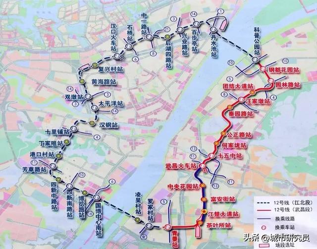 武汉地铁9号线最新线路图